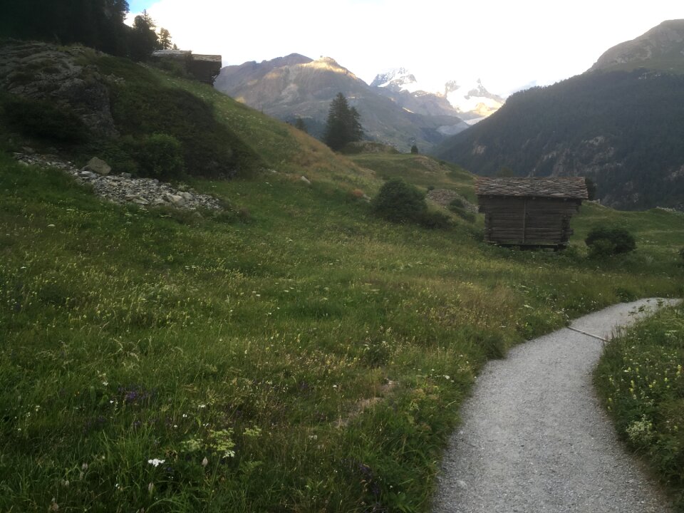 Trailing and hiking in the Alps and Zermatt Switzerland
