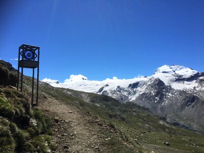 Trailing and hiking in the Alps and Zermatt Switzerland