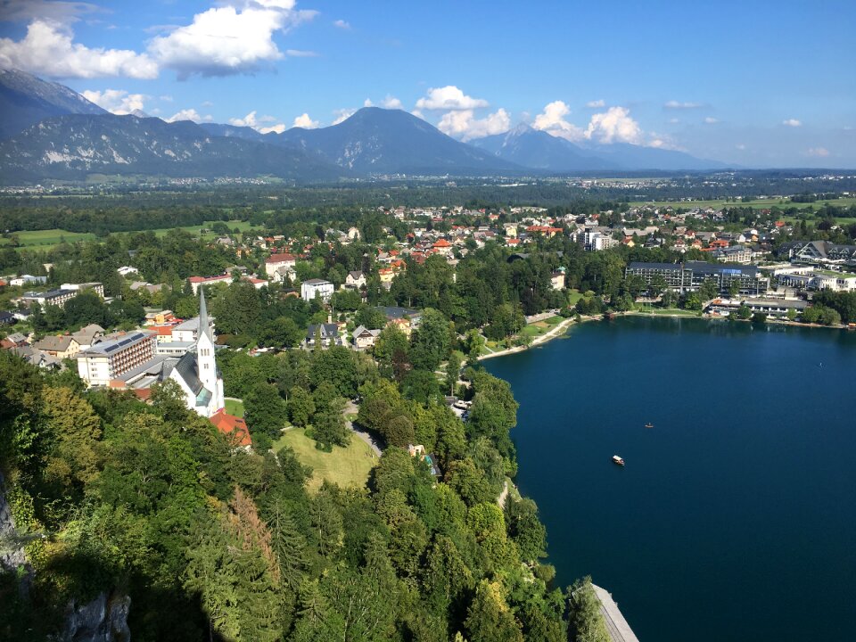 Lake Bled with Bled island, Slovenia