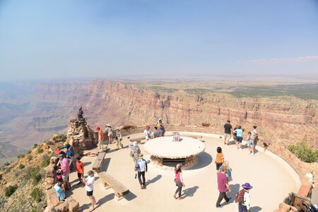 Mather Point in Grand Canyon photo