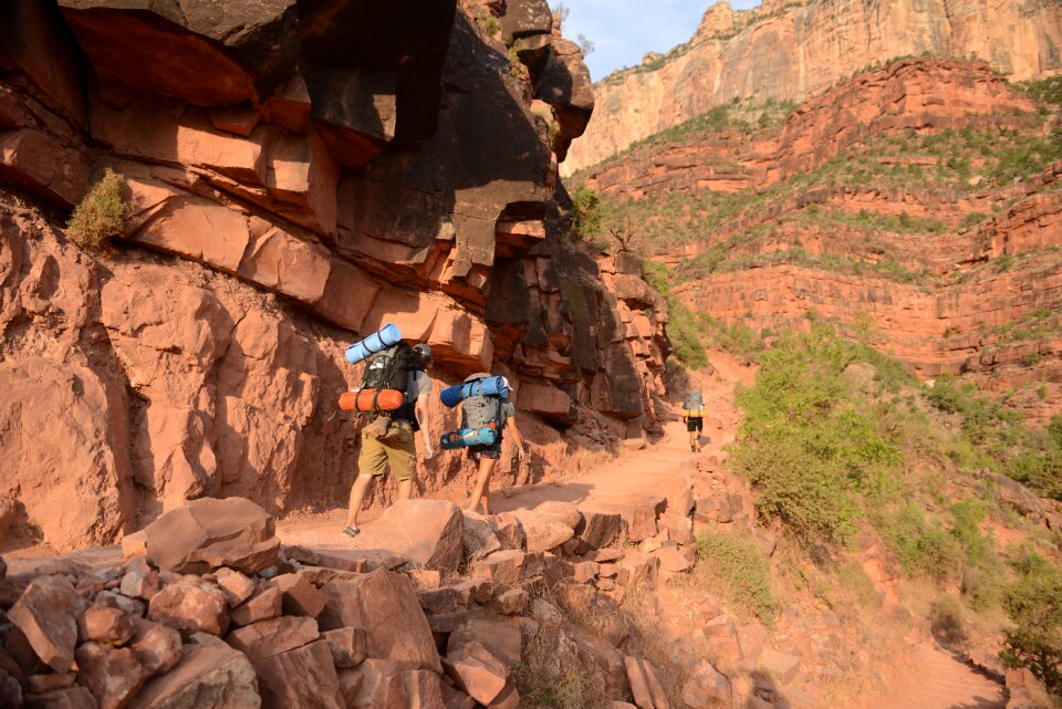 Bright Angel trail in Grand Canyon National Park