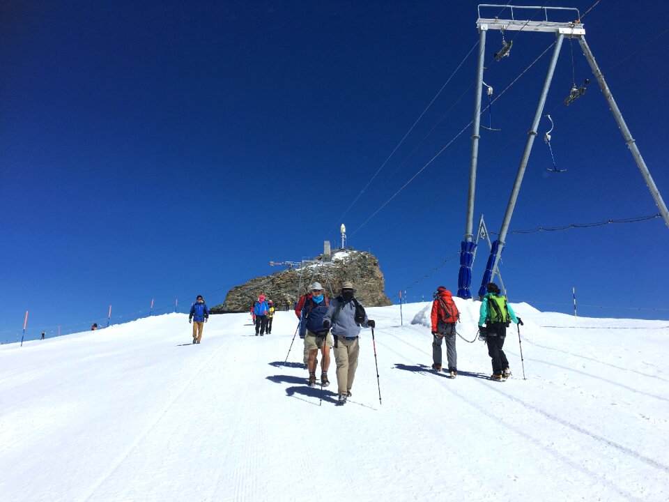 The slopes of Zermatt Ski Paradise Zermatt Switzerland