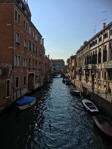 Landscape of Grand Canal Venice Italy photo