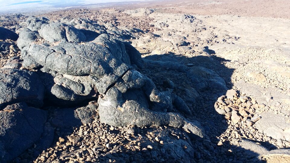 Kilauea Caldera and Mauna Loa, Hawaii photo