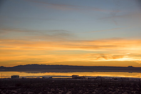Sunrise at Rogers Dry Lake