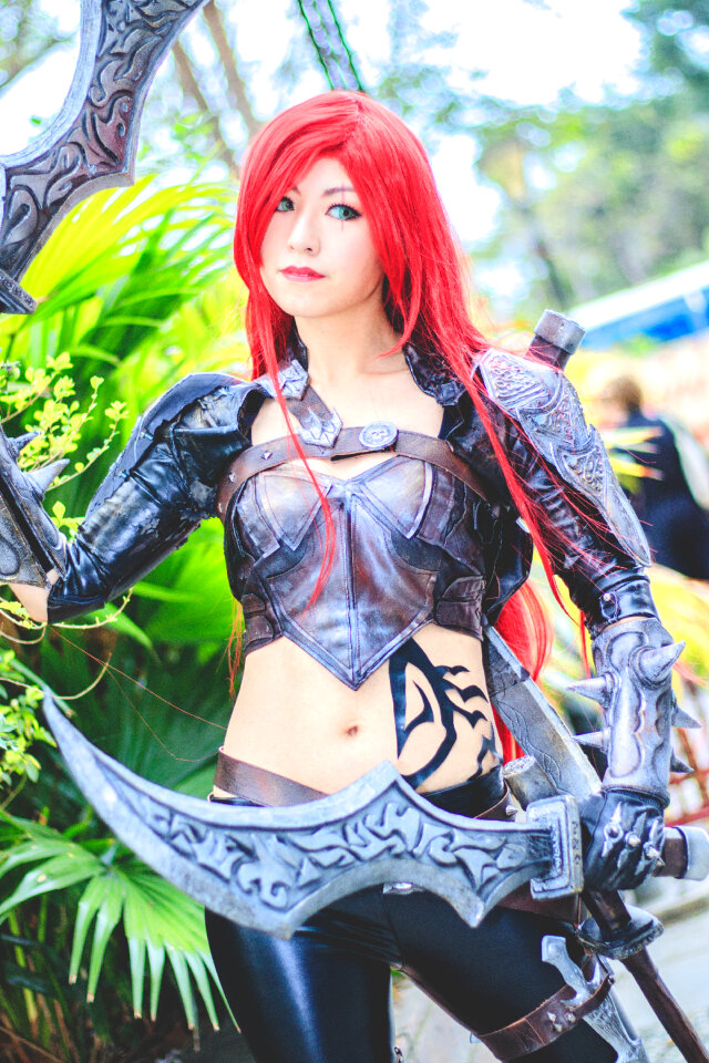 Female warrior with sword