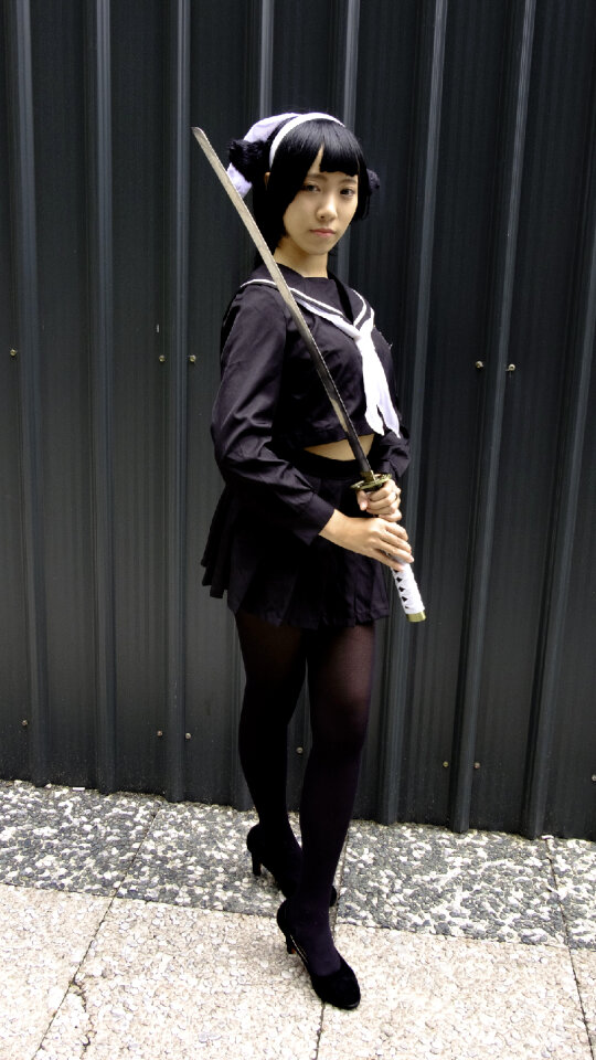 Young cosplayers dress up as Japanese Anime characters