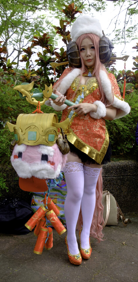 Portrait of girl cosplay