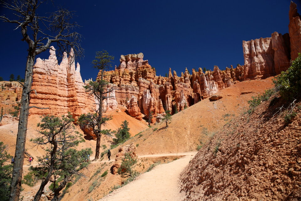 Hiking trails in Bryce Canyon National Park, Utah