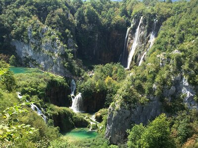 Croatia. Plitvice Lakes National Park. Waterfalls Sostavtsy photo