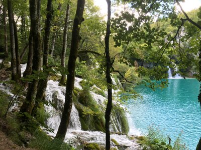 Croatia. Plitvice Lakes National Park. Waterfalls Sostavtsy photo