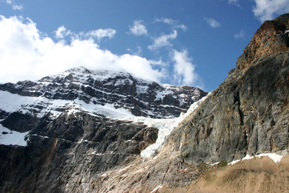 Mount Edith Cavell Mountain in Alberta, Canada