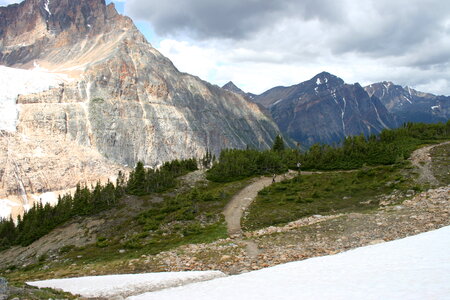 Mount Edith Cavell Mountain in Alberta, Canada photo