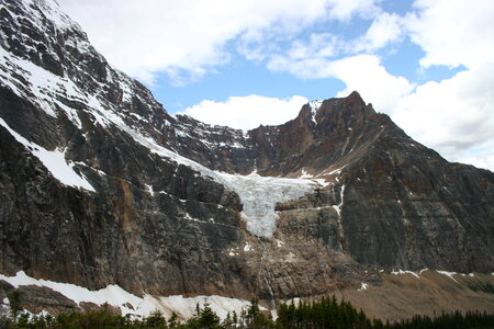 Mount Edith Cavell Mountain in Alberta, Canada