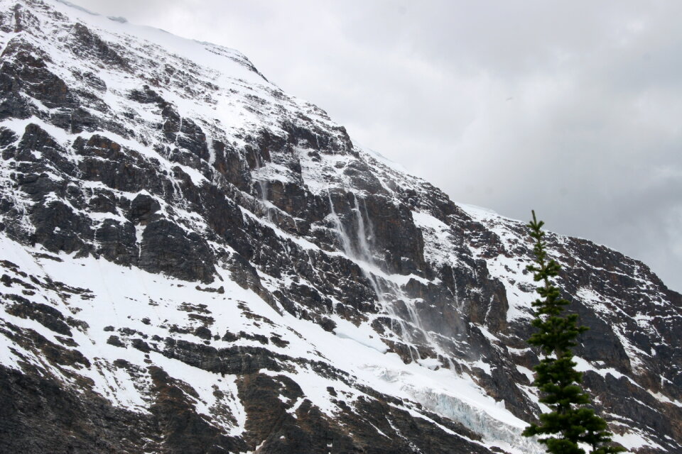 Mount Edith Cavell Mountain in Alberta, Canada