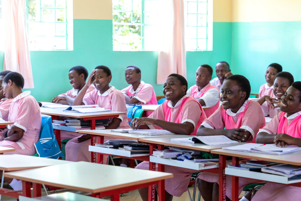 Students in Kagera,Tanzania