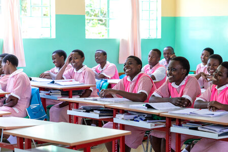 Students in Kagera,Tanzania photo