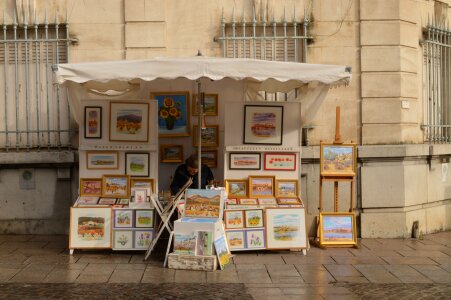 Avignon France Market Artist Street photo