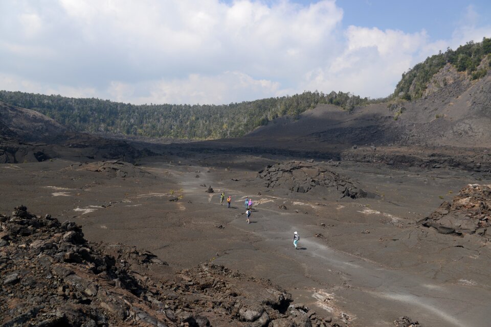 Crater Rim Trail Volcano National Park in Hawaii