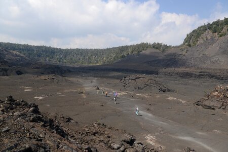 Crater Rim Trail Volcano National Park in Hawaii photo