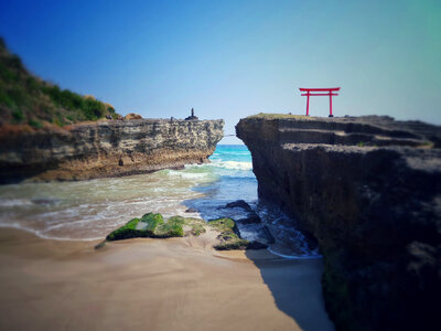 Japanese shrine gate