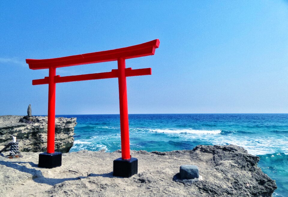 Japanese shrine gate