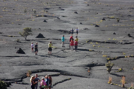 Kilauea Iki Crater in Hawaii Volcanoes National Park photo