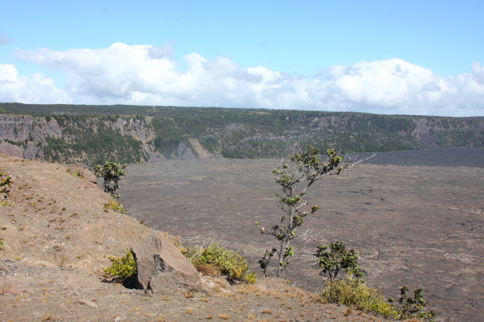 Kilauea Iki Crater in Hawaii Volcanoes National Park