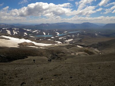Copahue volcano crater, Copahue provincial Park