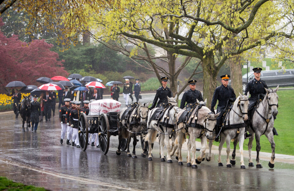 Interment of John Glenn at Arlington National Cemetery