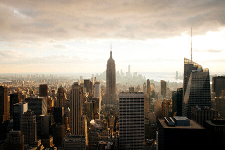 Early morning city