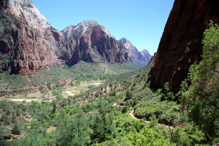 Bright Angel trail in Grand Canyon National Park photo