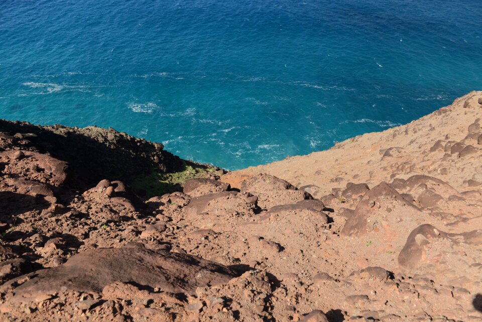 Coastline on the Kalalau trail, Kauai, Hawaii