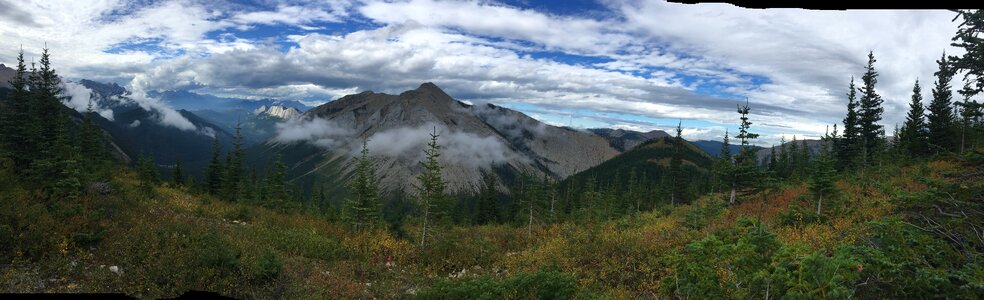 Sulphur Mountain in Banff National Park in the Canadian Rocky photo