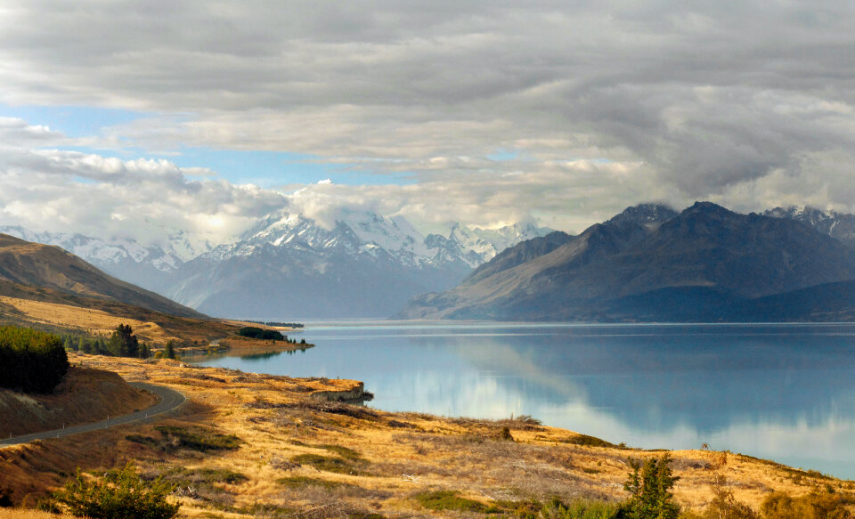 Mount Cook Viewpoint With The Lake Pukaki