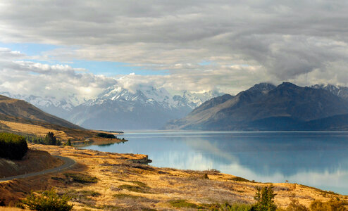 Mount Cook Viewpoint With The Lake Pukaki