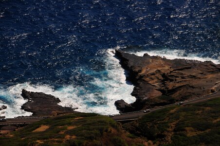 Scenic view in Oahu island Hawaii photo