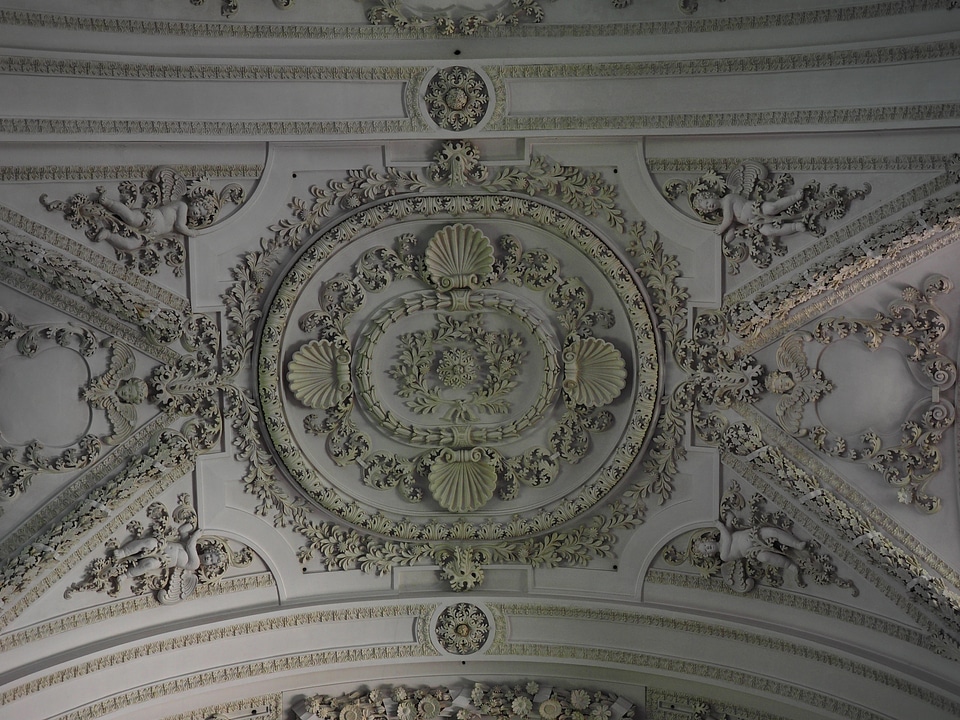 Church baroque decorated