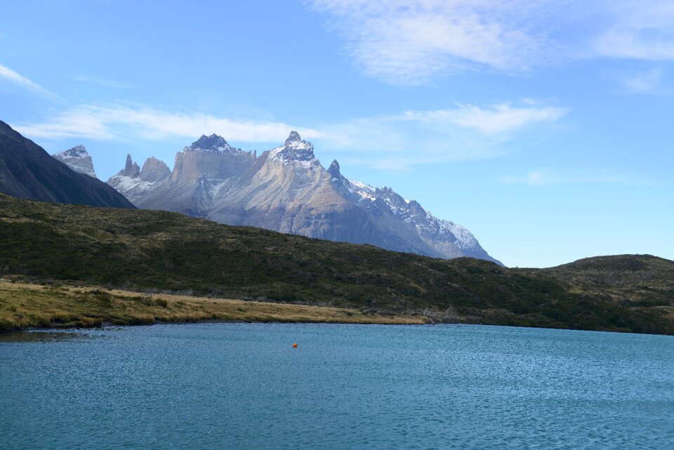 Pehoe Lake and Los Cuernos in the Torres del Paine National Park