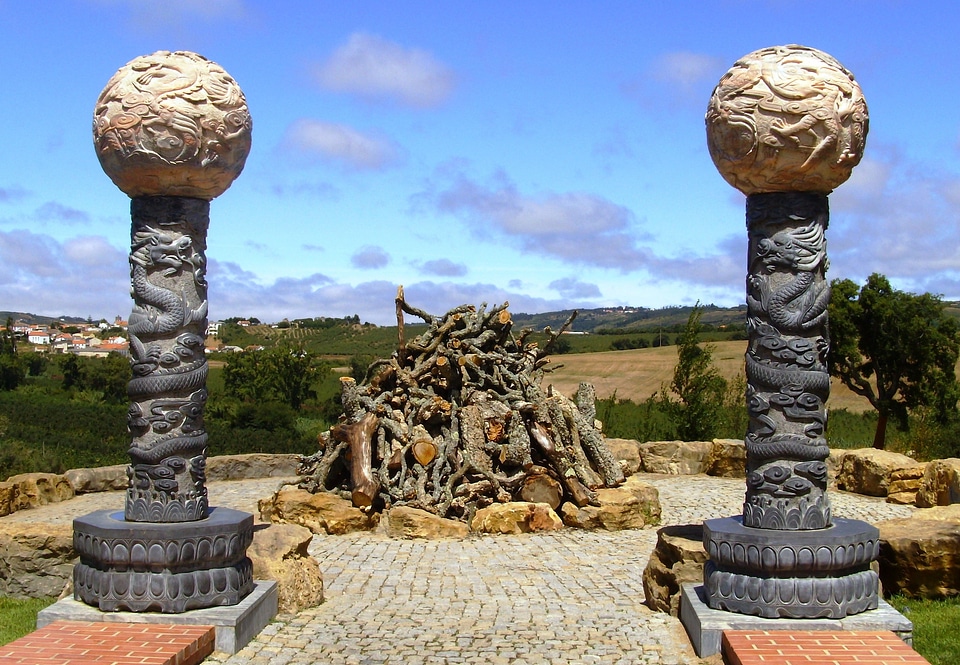 Buddhism monument statue