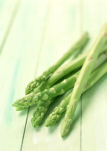 Fresh green asparagus