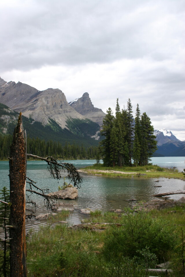 Spirit Island in Maligne Lake, Jasper National Park