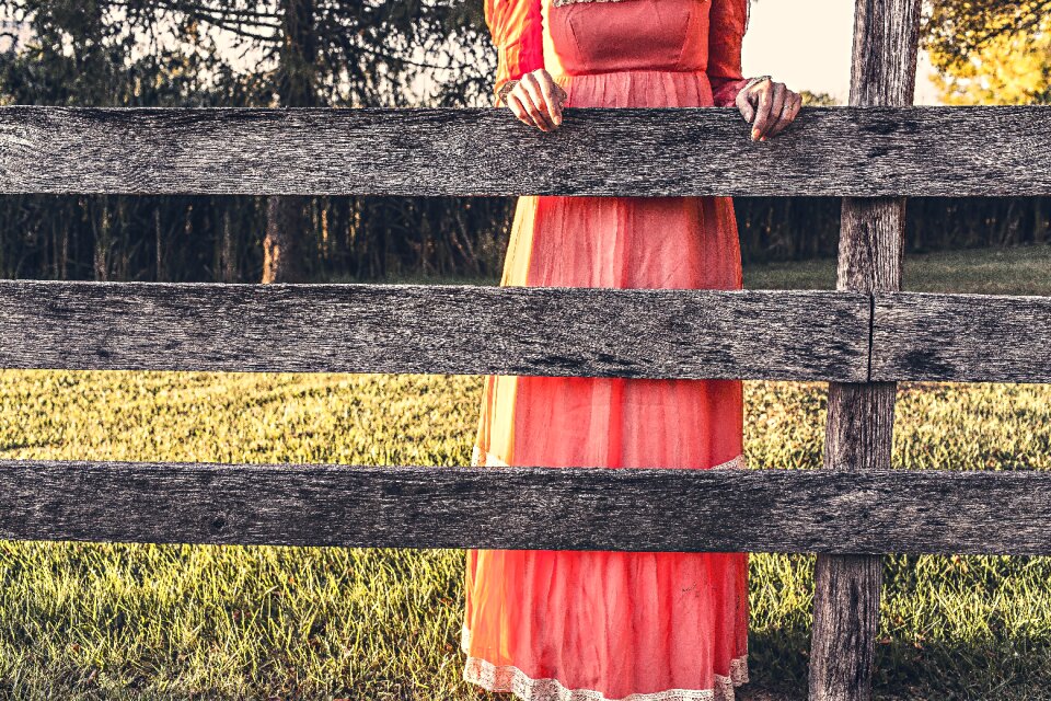 Pretty woman Outdoors in Nature
