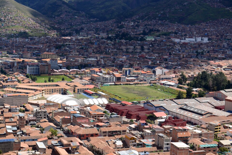 Cityscape of Cusco in Peru