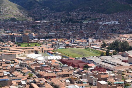 Cityscape of Cusco in Peru
