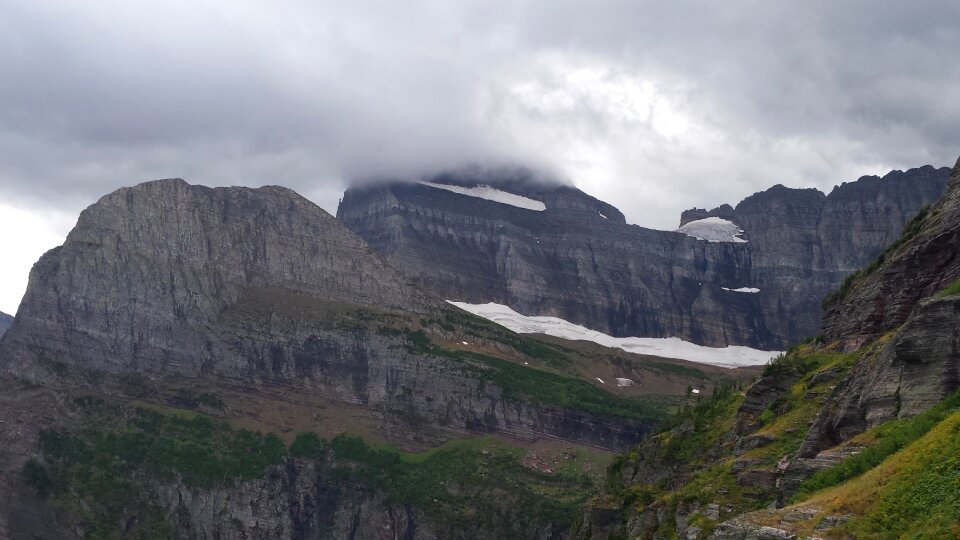 Grinnell glacier in Many Glaciers, Glacier National Park