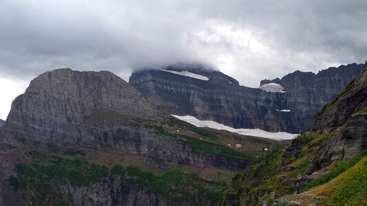 Grinnell glacier in Many Glaciers, Glacier National Park