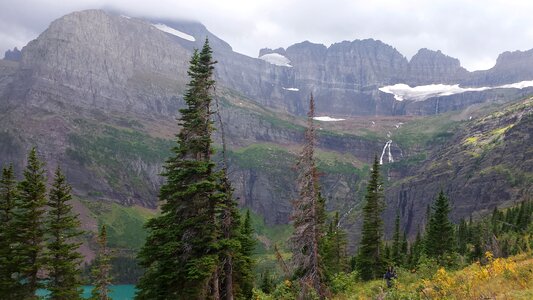 Grinnell glacier in Many Glaciers, Glacier National Park