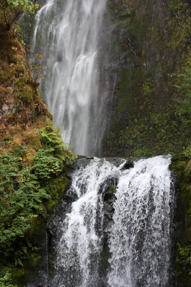 Multnomah Falls in the Columbia River Gorge near Portland Oregon