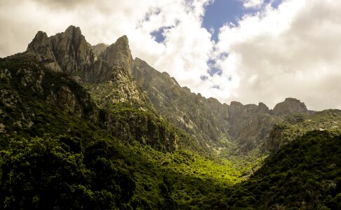 Corsican Nature Mountains Mountain Landscape photo